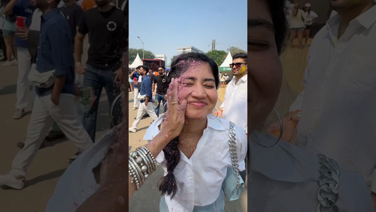 I made organic Holi color for Karan Aujla’s concert