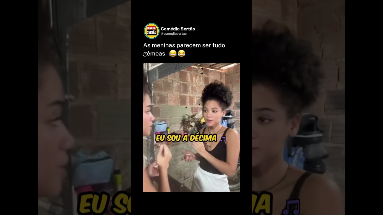 As meninas parecem ser tudo gêmeas😂😂