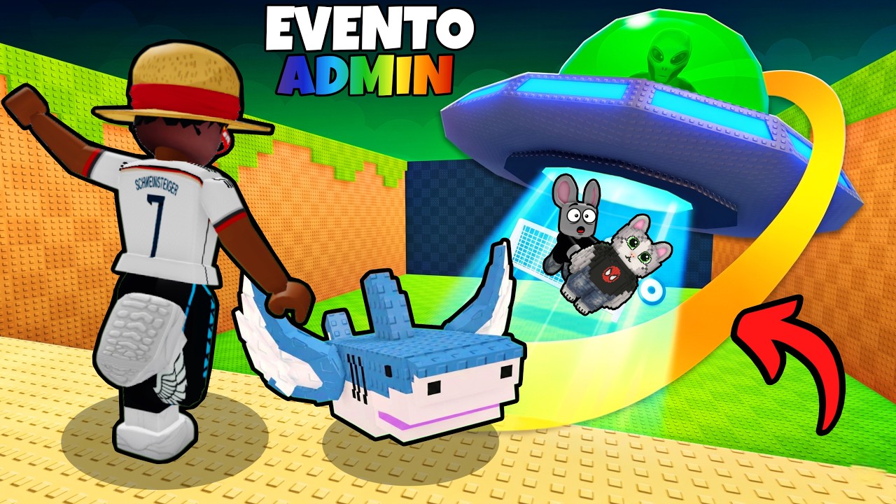 PEGUEI CELESTIAS E NOVOS OGS NO MELHOR EVENTO DE ADMIN DO CHUTE UMA LUCKY BLOCK no ROBLOX!