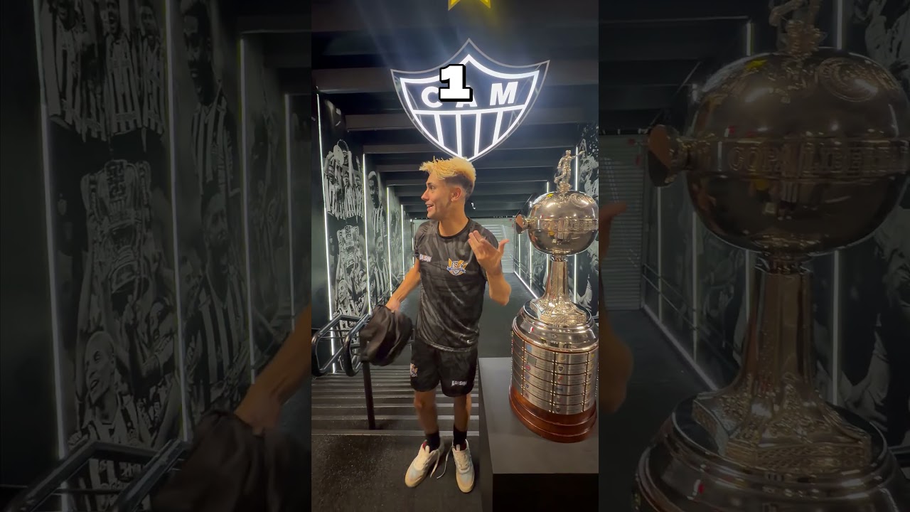 QUANTOS TOQUES ATÉ O GOL NO ESTÁDIO PROFISSIONAL! 🐓 ⚡#shorts