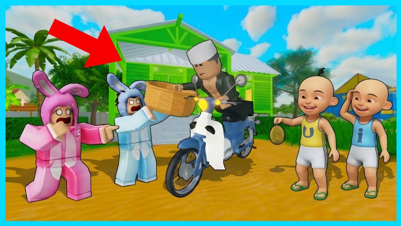 MIPAN & ZUZUZU Pergi Ke Kampung Durian Runtuh Dan Bertemu Upin Ipin! ROBLOX