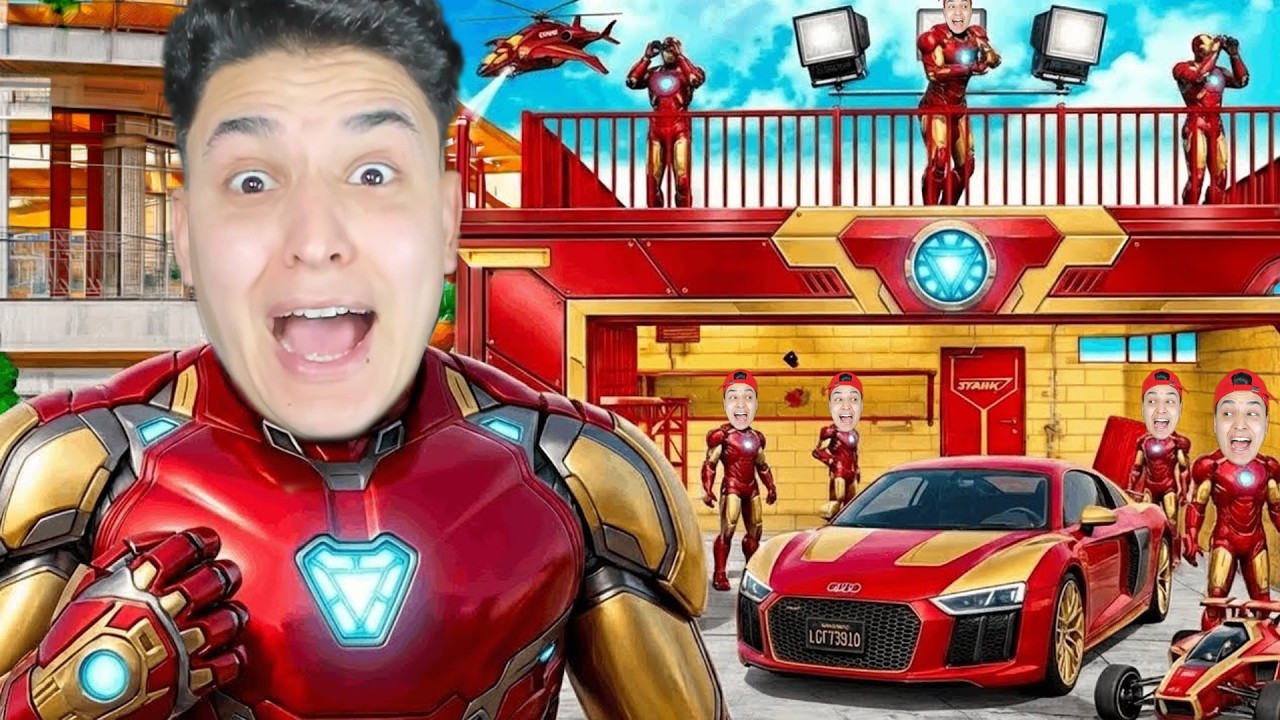 لبست بدلة الرجل الحديدى لمدة يوم كامل !!