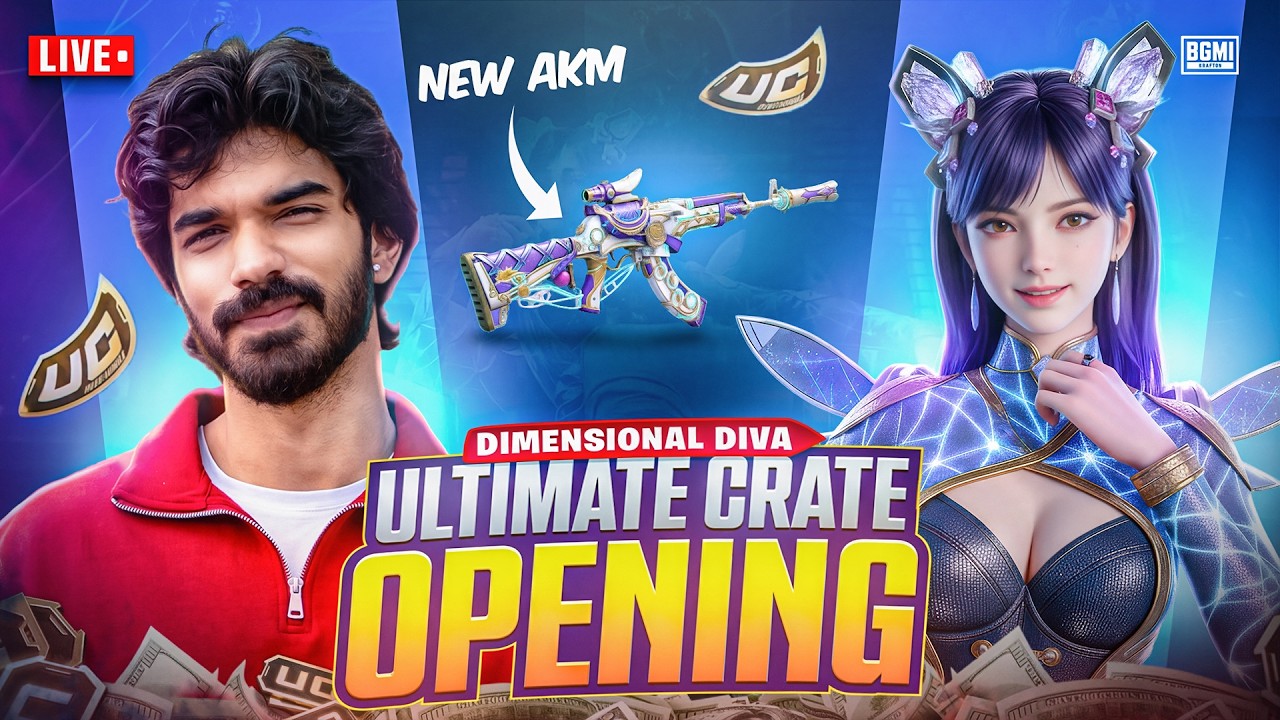 NEW AKM 50K UC CRATE OPENING + 18 WWCD CHALLENGE  - #iQOO #iQOO15R