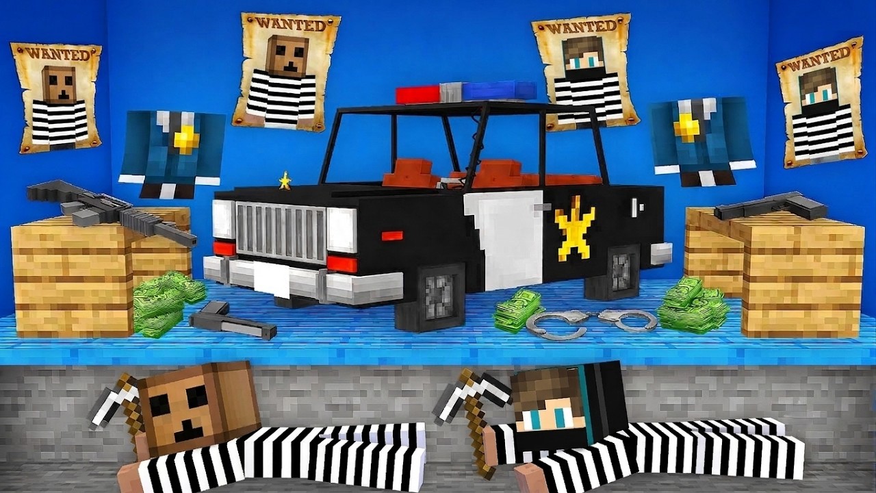 ماين كرافت لايف ستيل الحرامية #64 : دخلت لمقر الشرطة الخاصة السري !!؟ 😱