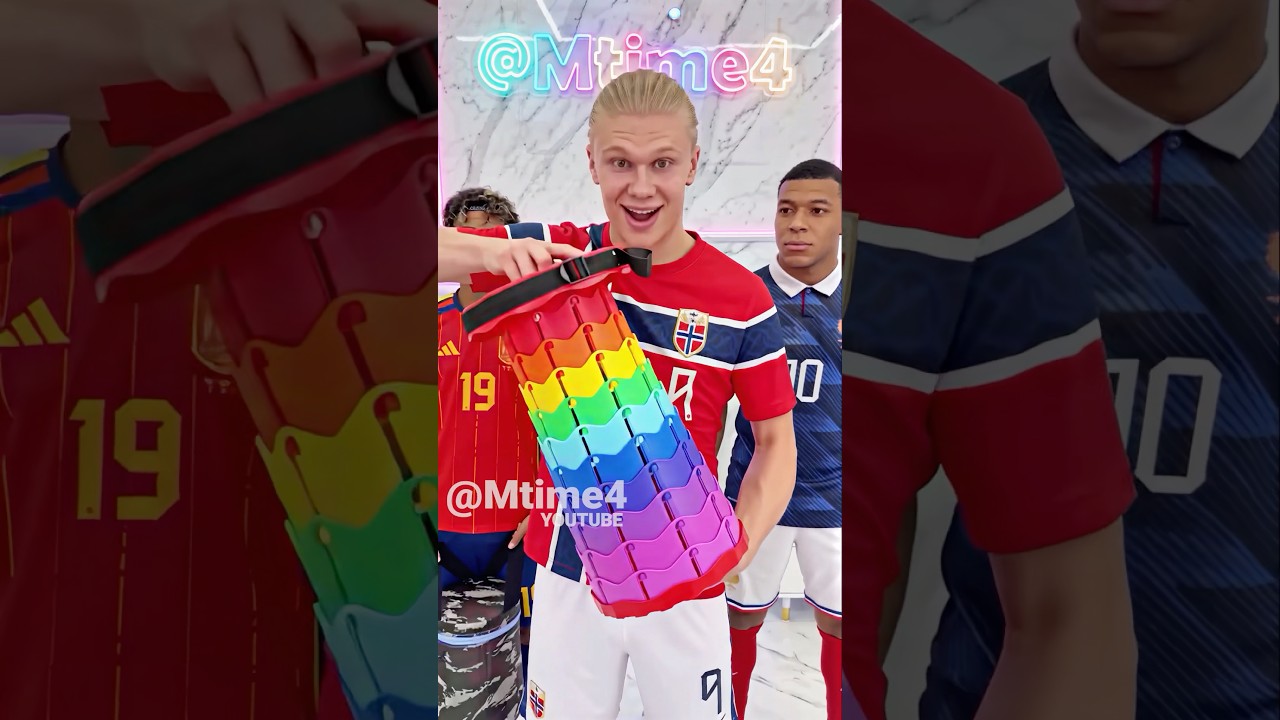 Mbappé’s Inflatable Chair Became the Real Winner 🤣🥇 #parody #football #haaland #worldcup