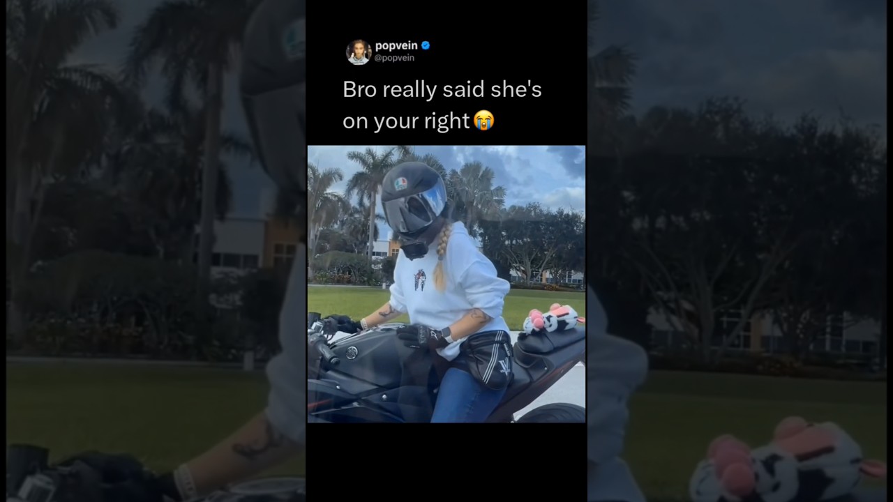 Bro really said she's on your right 😭