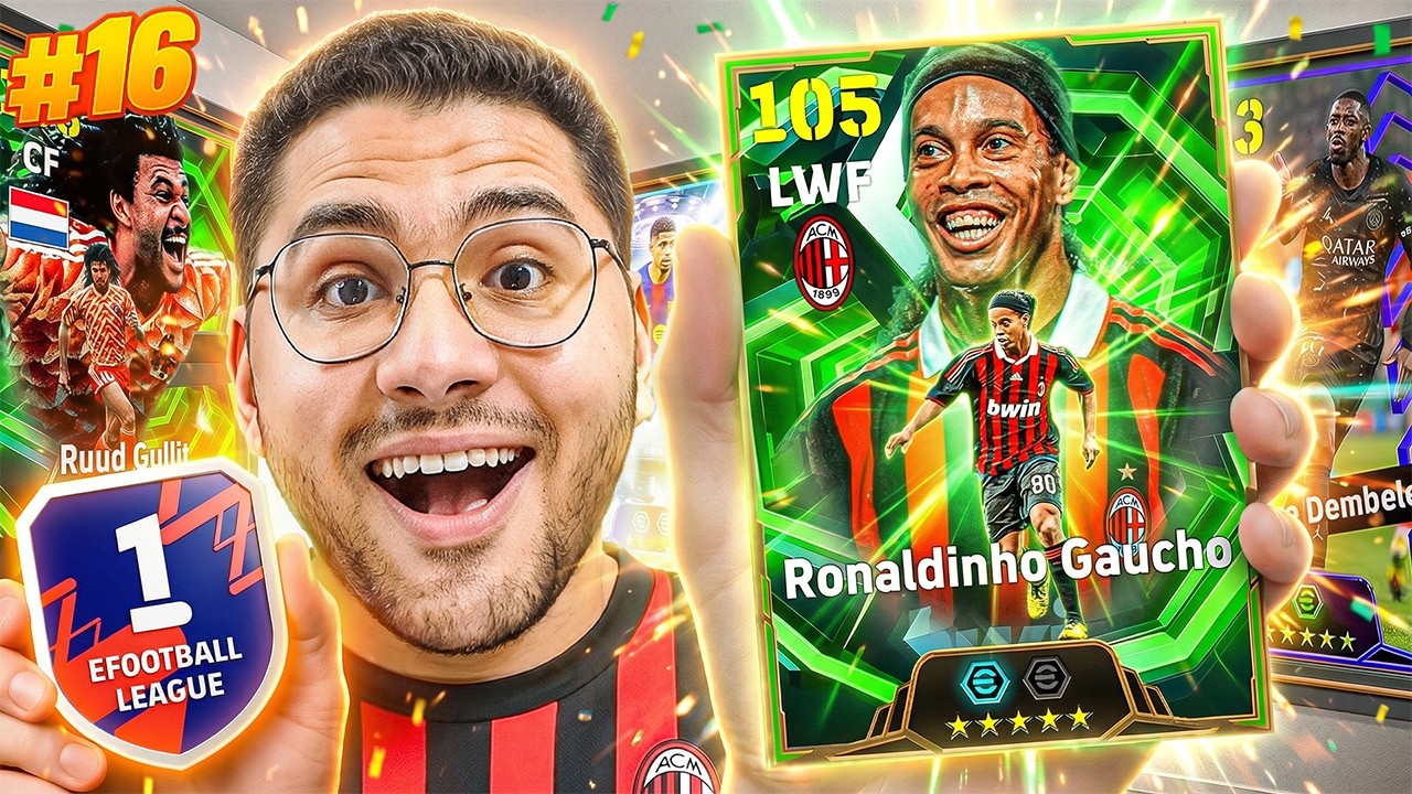 من الصفر #16 جمعت كل الفتحات المجانية وطورت الفريق أخيراً 🤯🔥الحظ أسطوووري 😍☠️|| eFootball 26