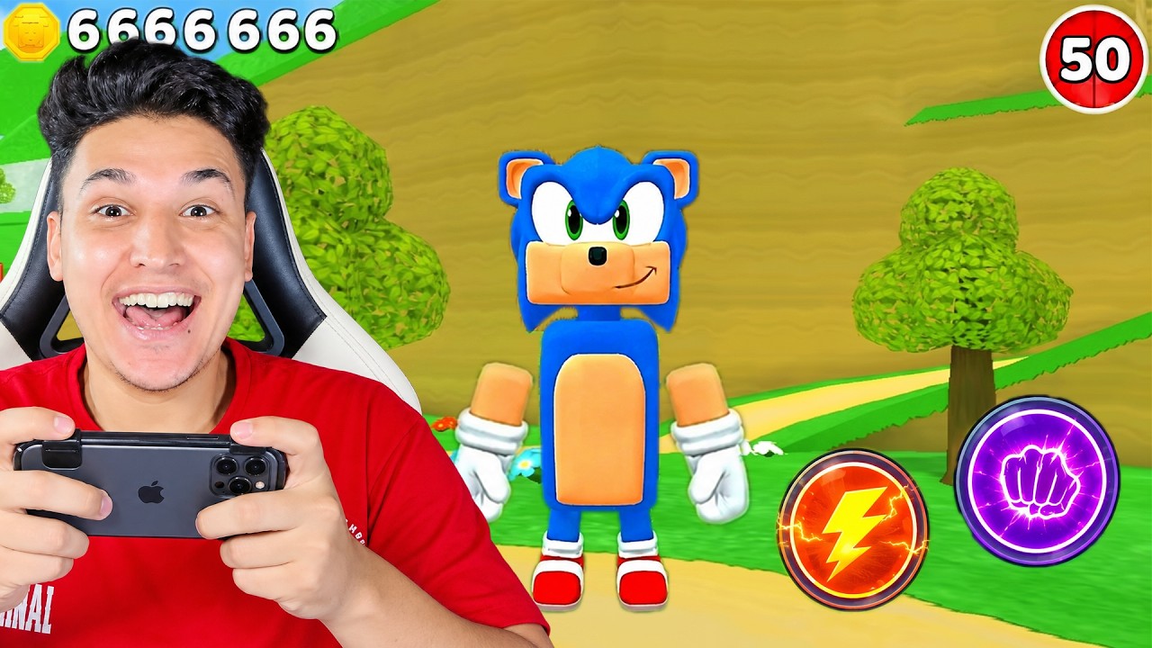 اتحولت الي سونيك فى لعبة الدب الخارق  😂 Super Bear Adventure 😱