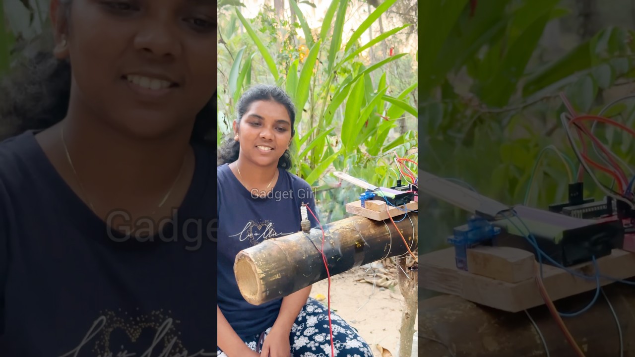 Automatic Bamboo blaster DIY #arduinoproject