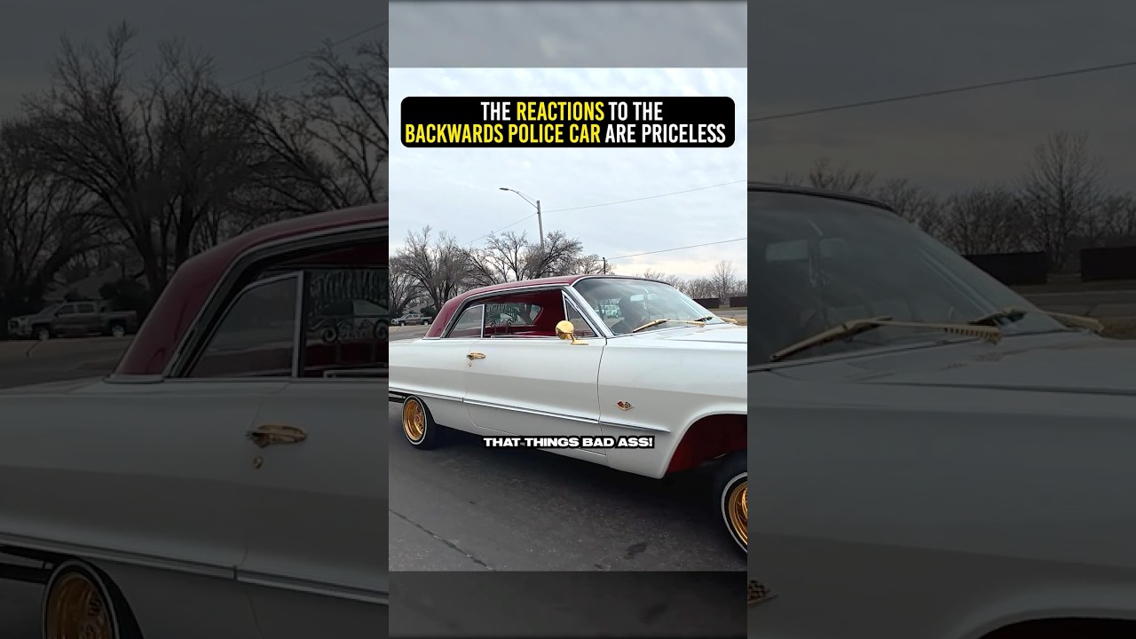 Our Backwards Police Car Got Embarrassed