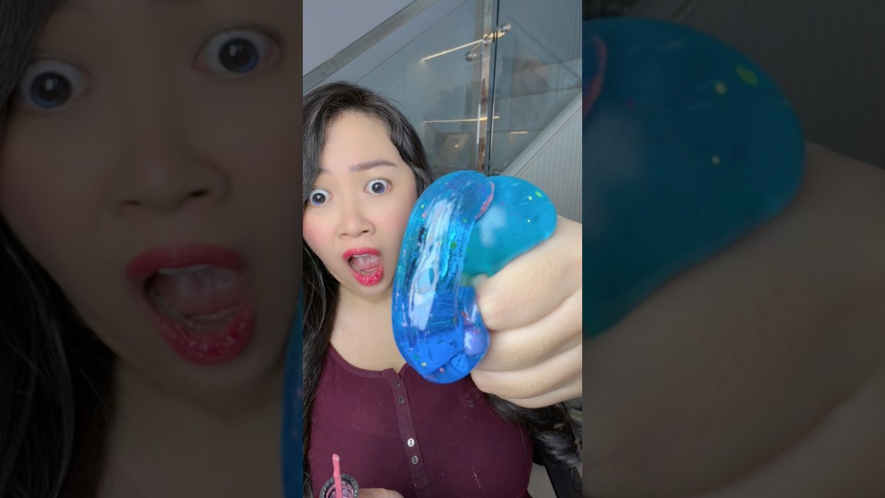 PECAHIN SQUISHY ODOL PAKE KUTEK 😭 LENGKET SEMUA!!! | Klara Tania #shorts