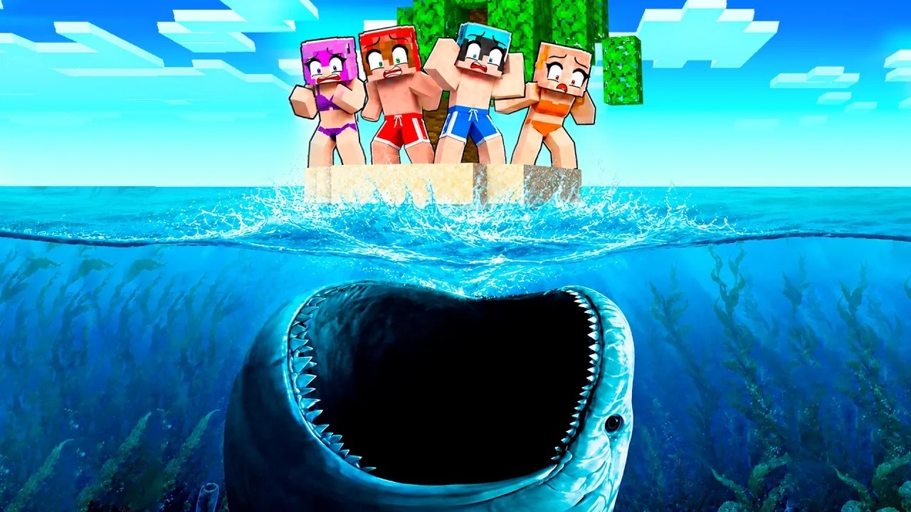Sobrevivimos al FONDO del OCÉANO en Minecraft...