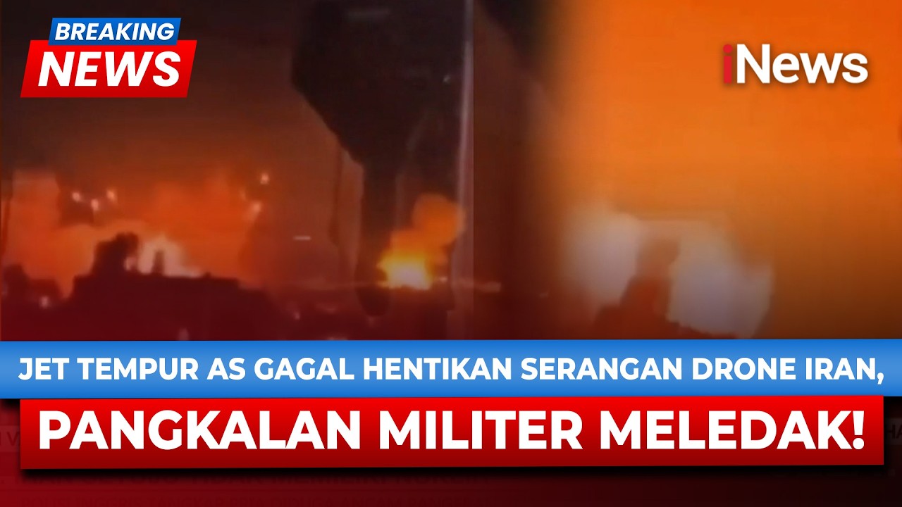 NGERI! Drone Iran Serang Pangkalan Militer AS, Jet Tempur Gagal Mencegat | Breaking News