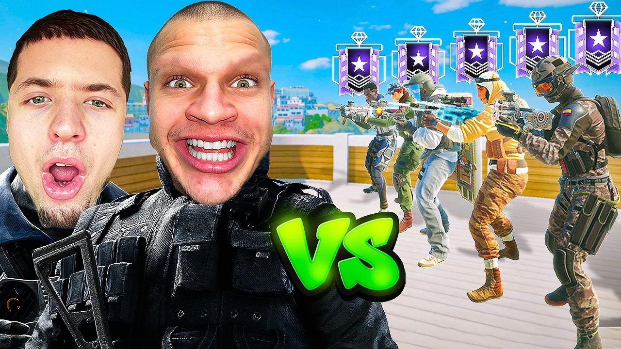Can 2 Champions Beat 5 Diamonds? (Rainbow Six Siege)
