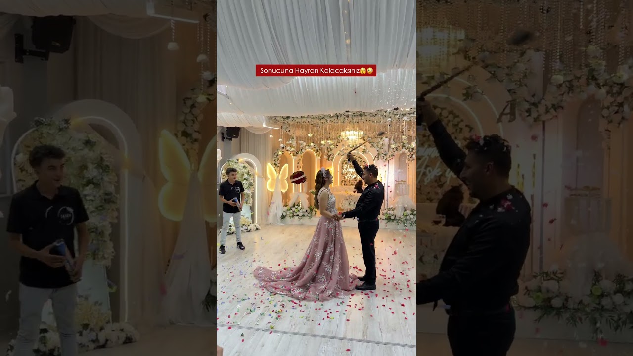 Milyonlar İzlenen Videonun Kamera Arkası 🥰 - #nişanorganizasyonu  #nişanelbisesi #shorts