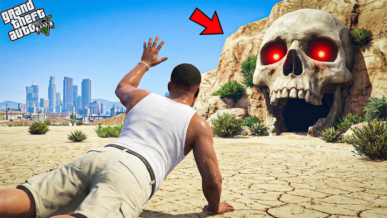 FRANKLIN VISITED A HORROR TREASURE ISLAND IN GTA 5 !