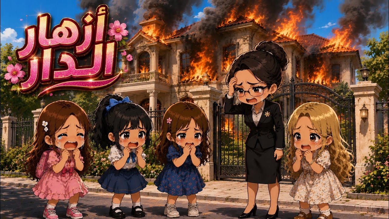 ازهار الدار | الدار احترق ومين داخل😨🔥!!!! - الحلقة 8 / قصص توكا بوكا