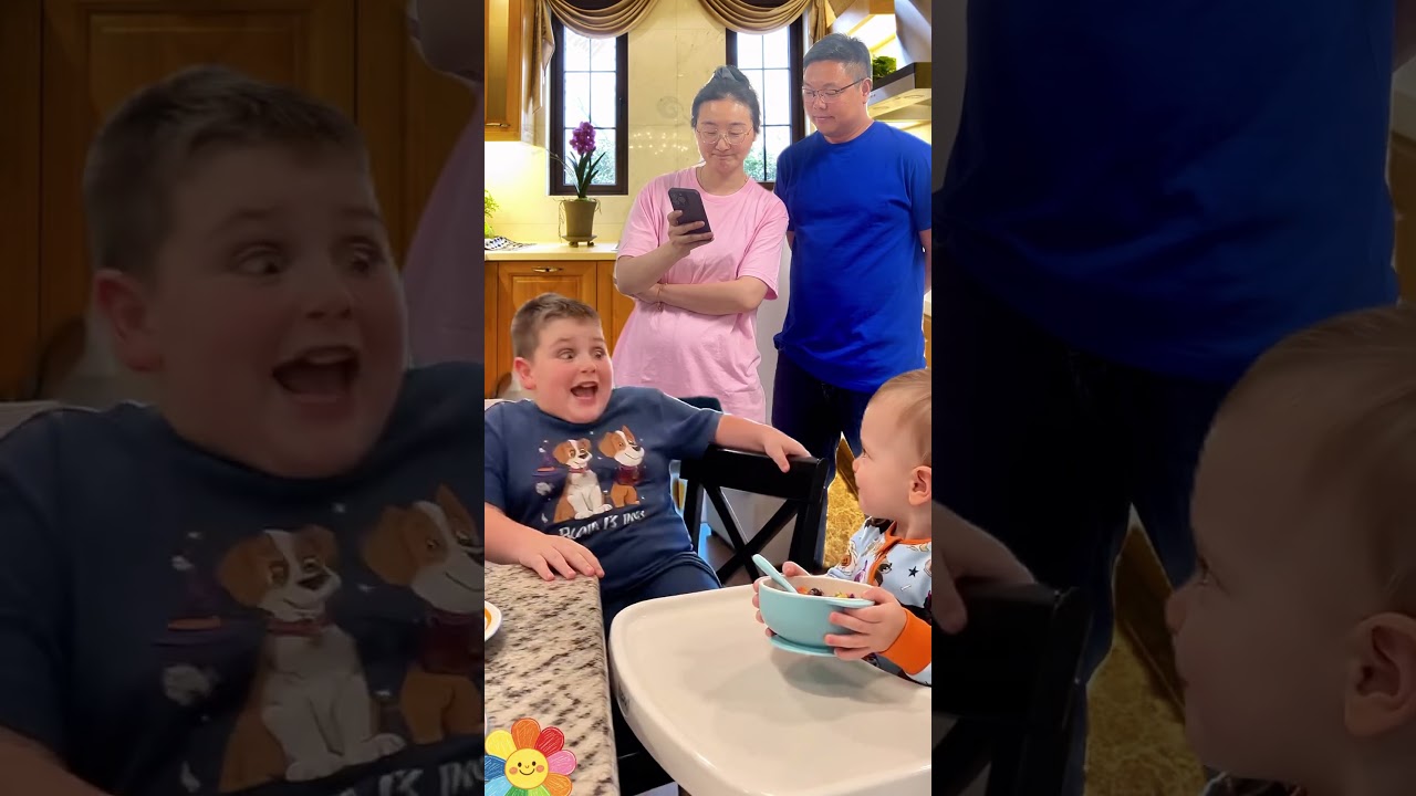 These Toddler Moments Will Make Your Day 👶❤️#baby #funny #cute #shortsfeed#family#shorts