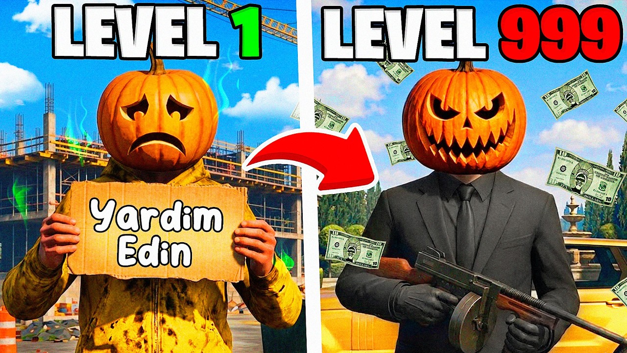 LEVEL 1 İNŞAAT AMELESİ vs LEVEL 999 MAFYA 😈 | GTA 5 Mobile
