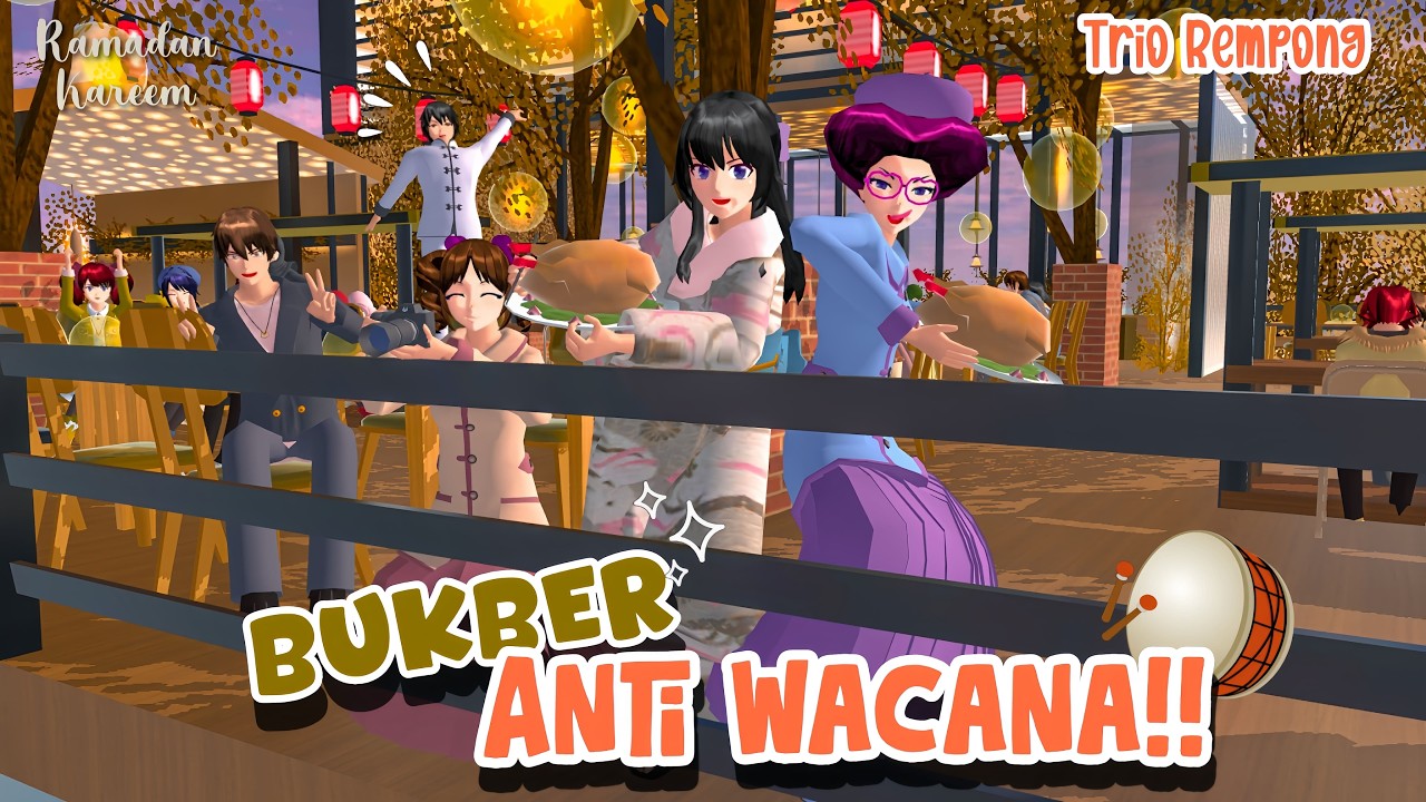 BUKBER ANTI WACANA!! || TRIO REMPONG || SAKURA SCHOOL SIMULATOR