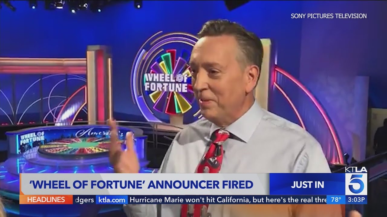 ‘Wheel of Fortune’ announcer fired after airline laptop incident