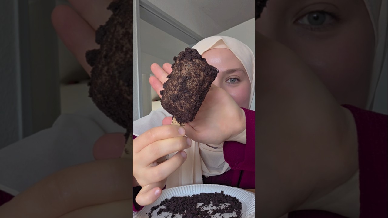 ايس كريم الأوريو بمكونين 😋يسرسح عالقلب ❤️ #follow #food