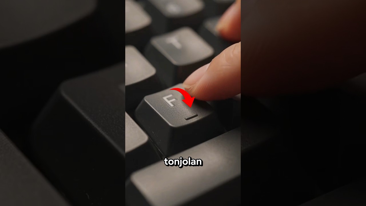 Rahasia Tonjolan Tombol Keyboard F dan J