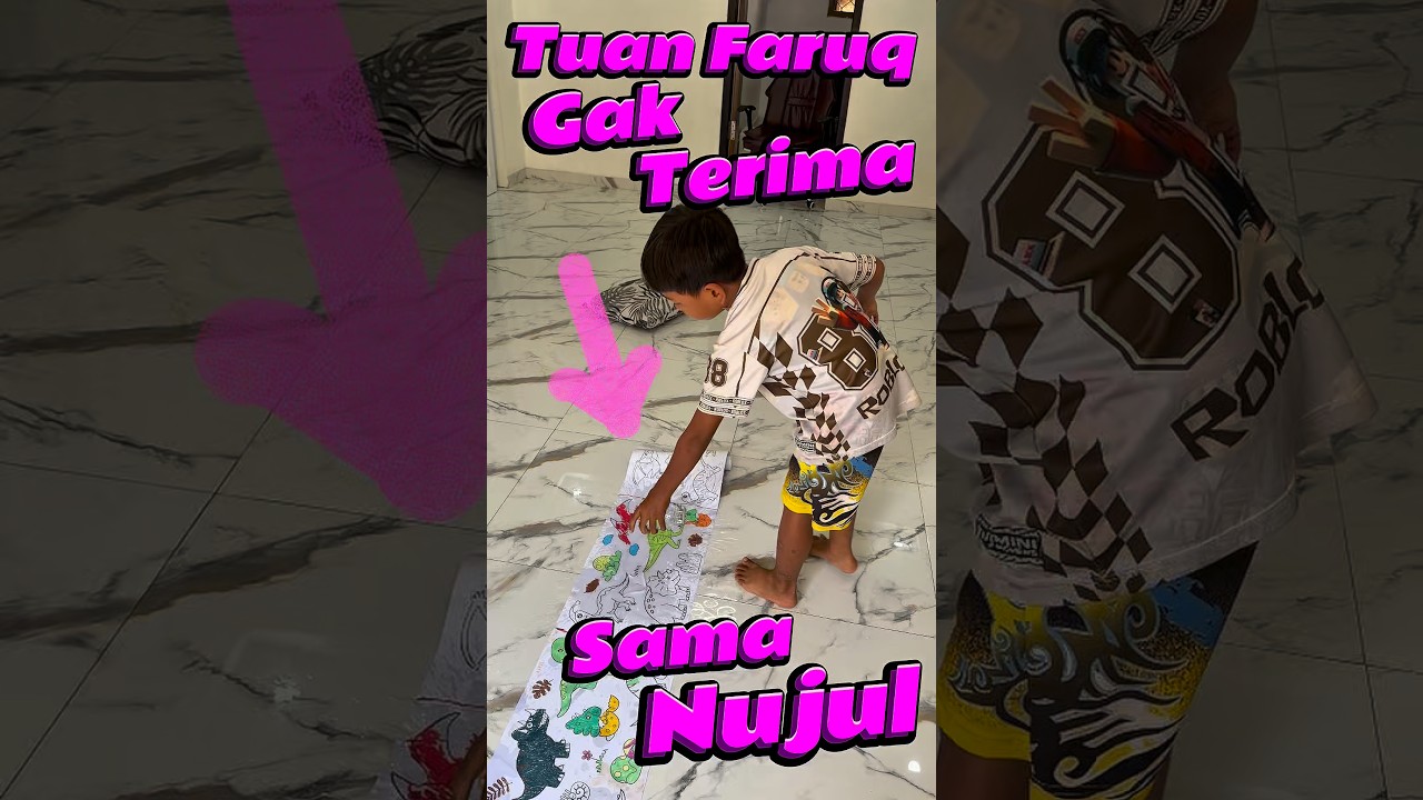 Tuan Faruq gak Terima sama Nujul #comedy #minivlog #anakdesa #lukisan #sedih