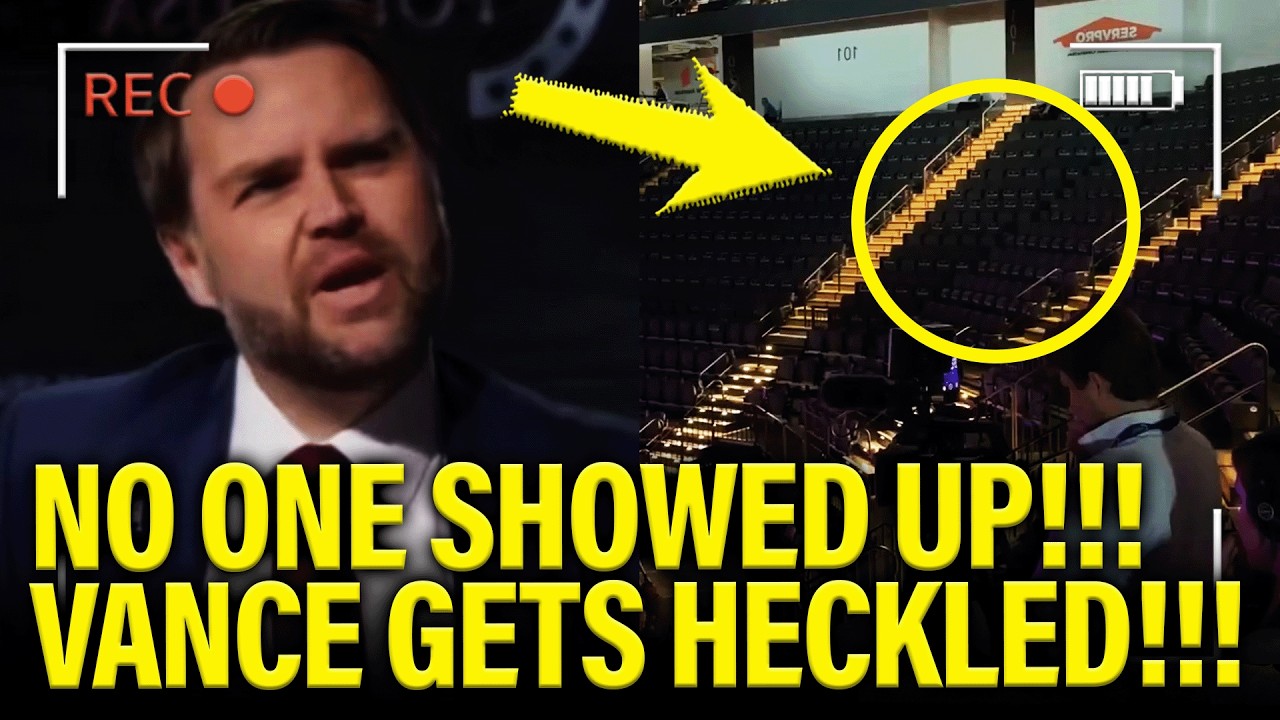 🚨JD Vance HECKLED in EMPTY STADIUM during Speech