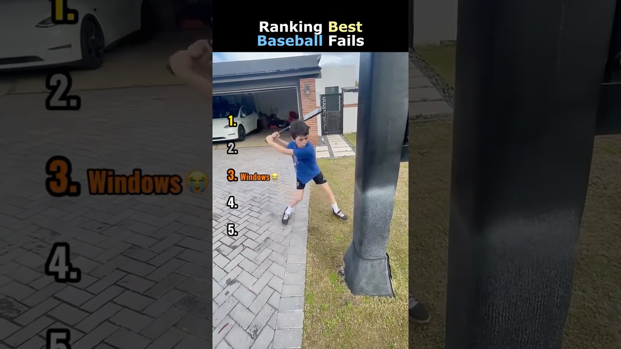 Ranking Best Baseball Fails