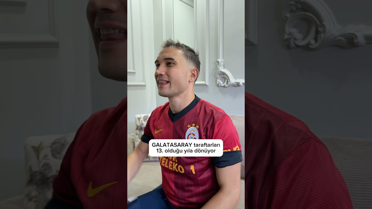 Galatasaray taraftarları 13.olduğu sezona dönüyor. #shorts #futbol
