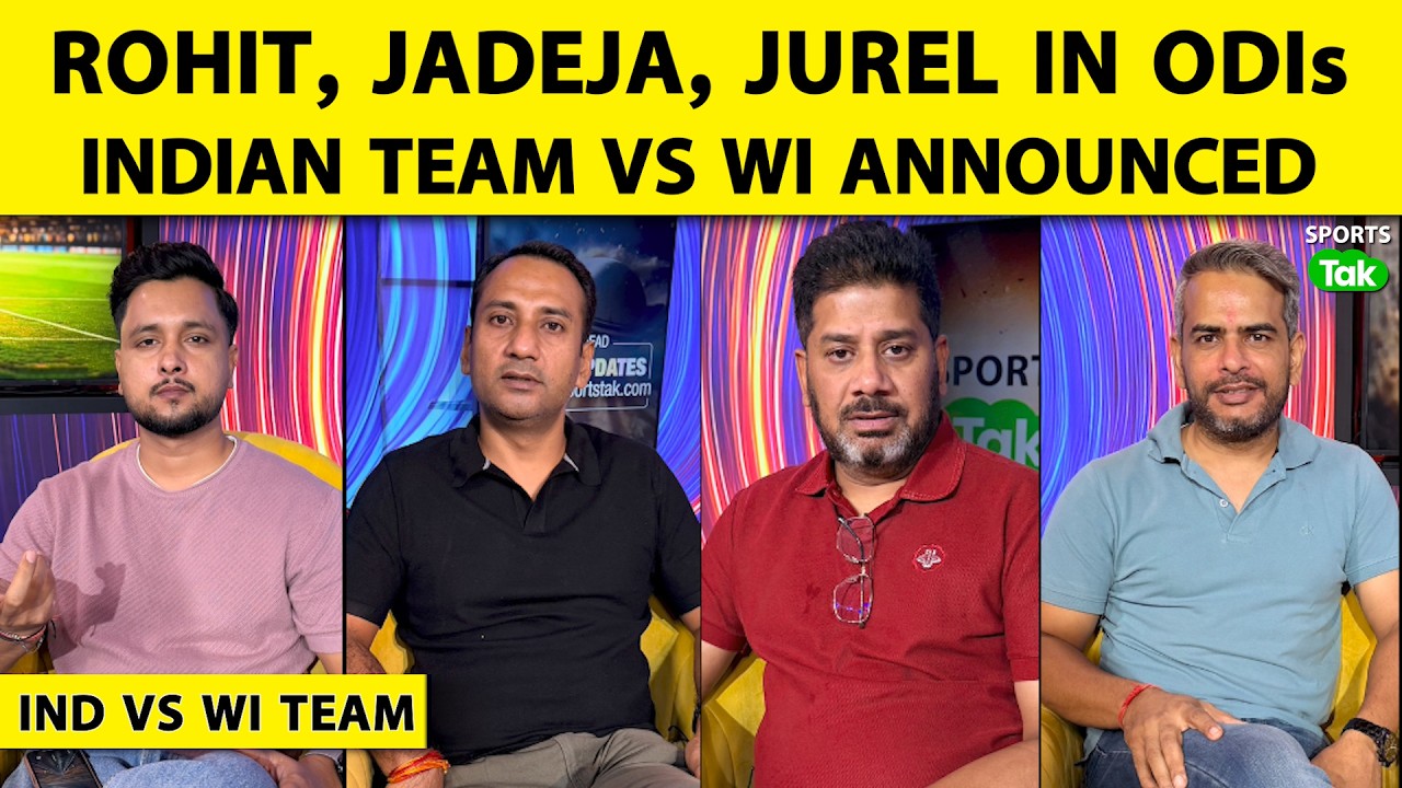 🔴INDIAN TEAM FOR WEST INDIES ANNOUNCED: ROHIT, JADEJA, JUREL, REDDY, IN ODIs, NO PANT, NO SHAMI