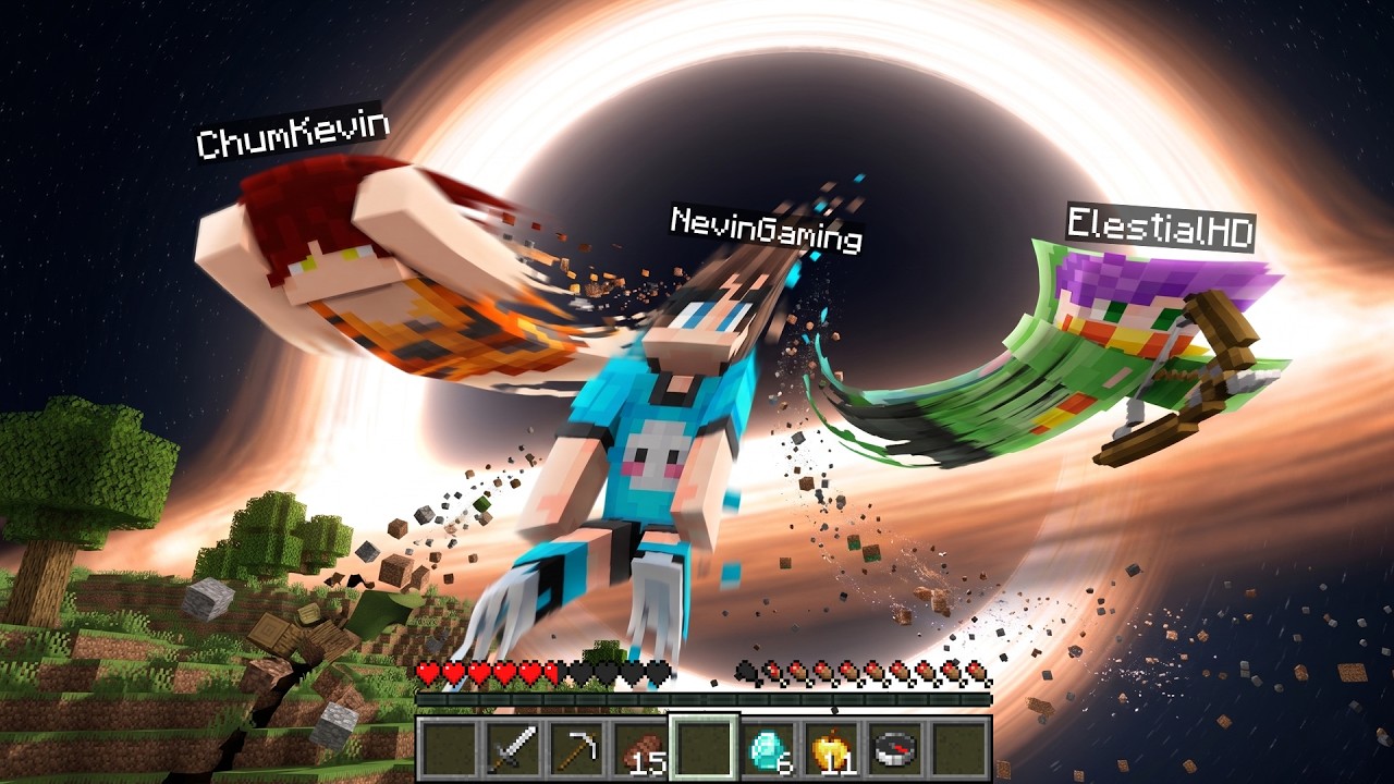 Gua Buat Lomba Bikin MARKAS TERKUAT Dari BLACKHOLE Di Minecraft ..