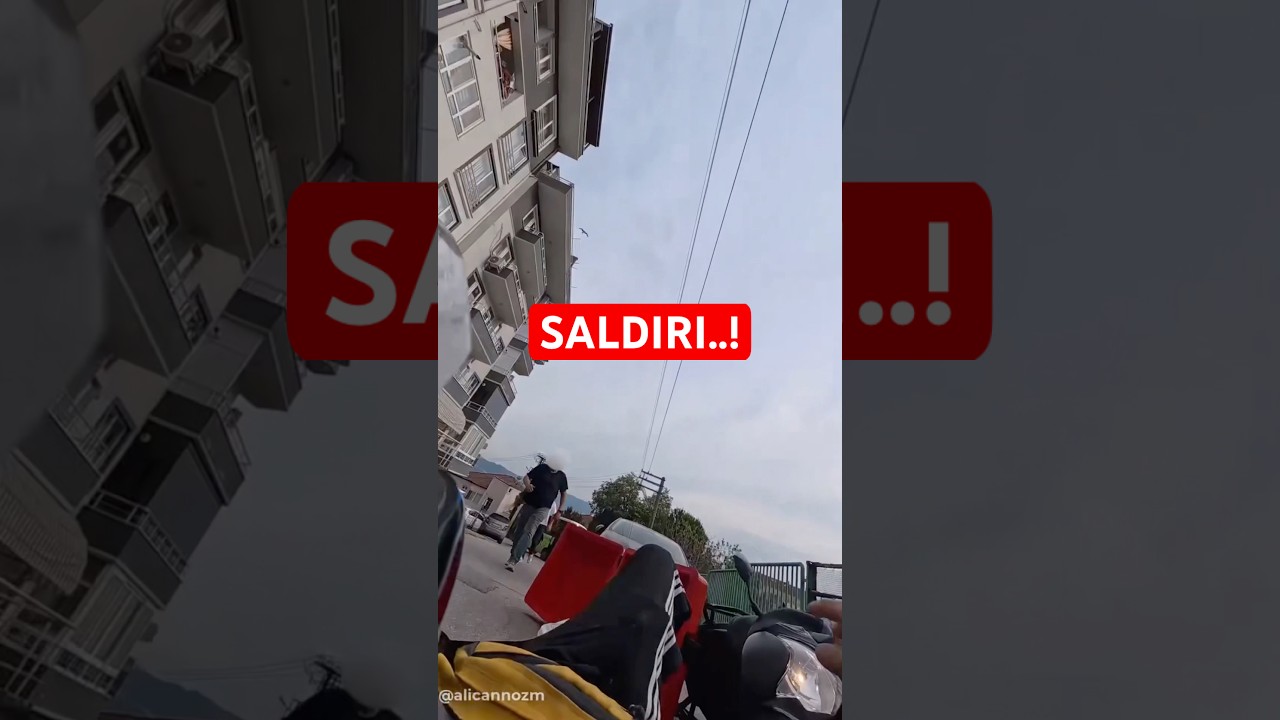 Minibüs şoförü tarafından SALDIRI..!😡 #shorst #motorcu #motovlog #kurye
