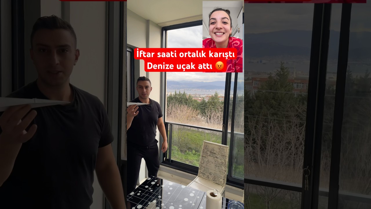 Her iftar saati uçak uçurmazsa olmaz 🤦‍♀️       #komedi #eşim #aşk