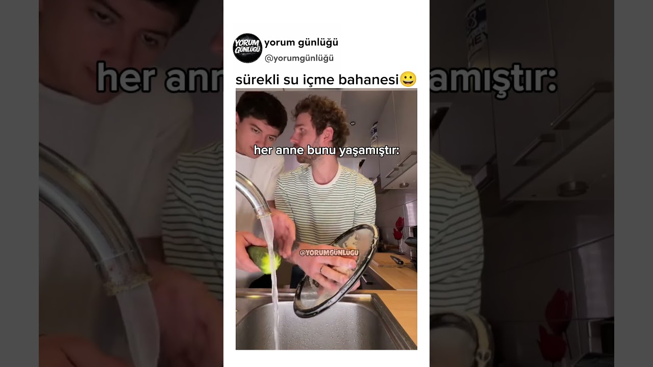 sürekli su içme bahanesi😅