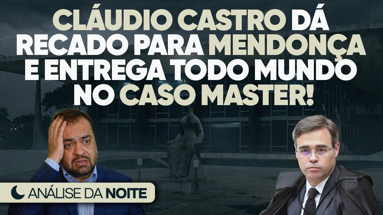 🚨 Cláudio Castro Joga Filho de Ministro do STF na Fogueira!