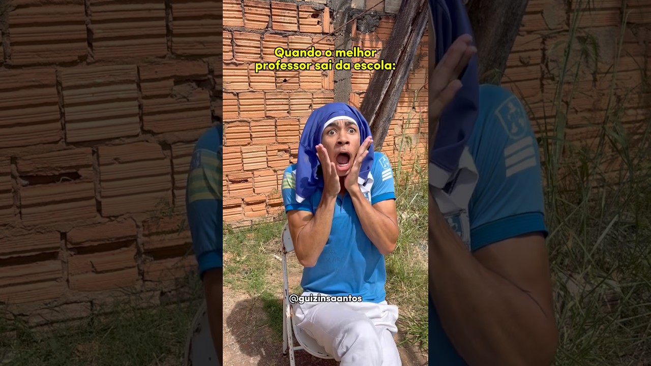 Quando o melhor professor sai da escola: 🤣 #humor #shorts #escola