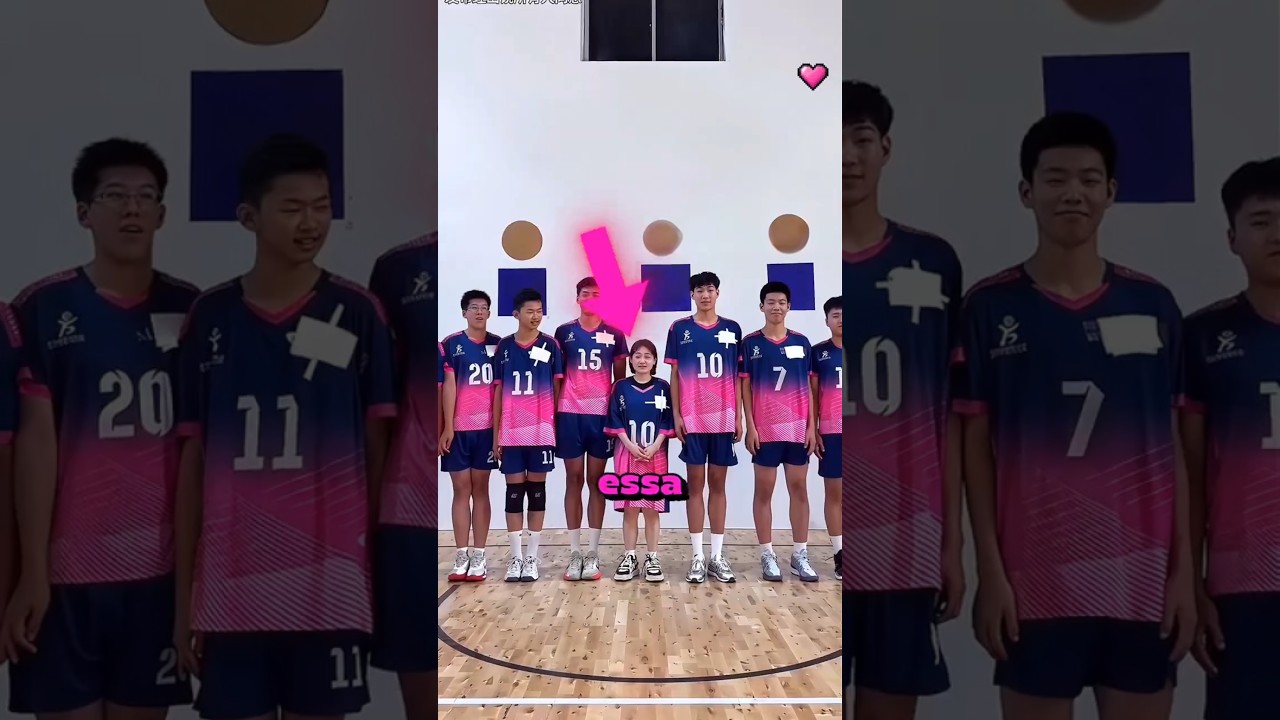 Ela era a baixinha do time de vôlei 🏐
