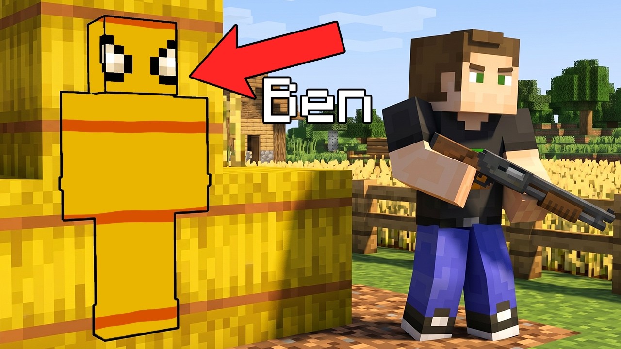 Minecraft AMA Boyamalı Saklambaç Oynadık