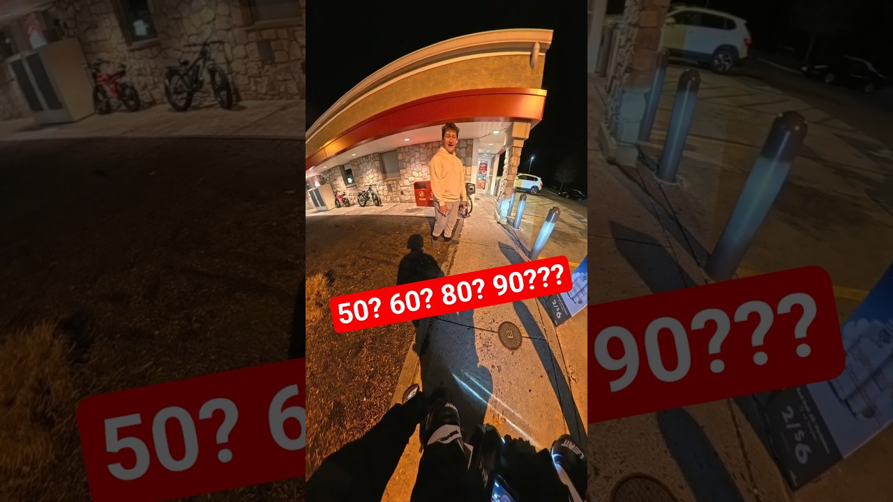 They probably didn't believe me until I passed them.