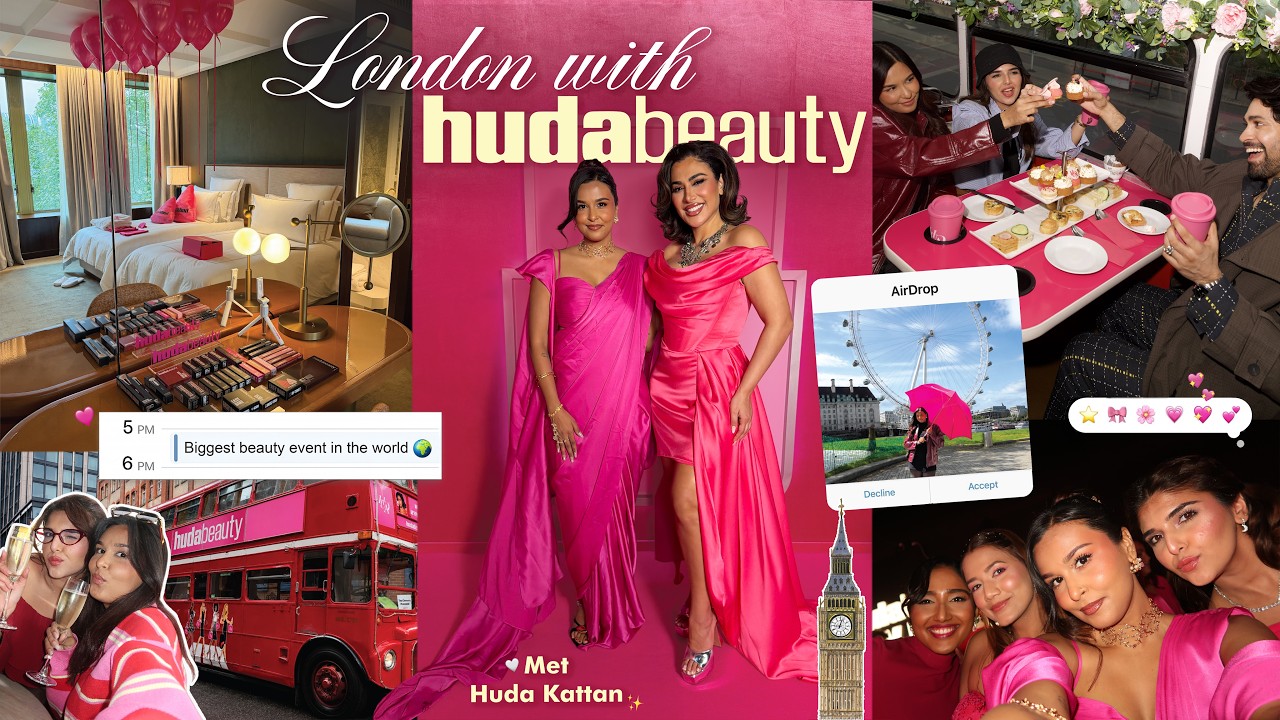 POV: You’re on a Huda Beauty Brand Trip to London🇬🇧🩷 / Mridul Sharma