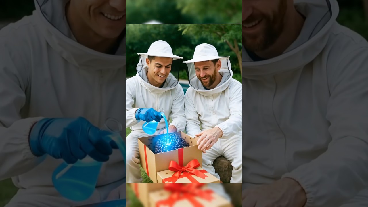 كرستيانو وميسي اتحدو مع بعض علي نيمار 😱