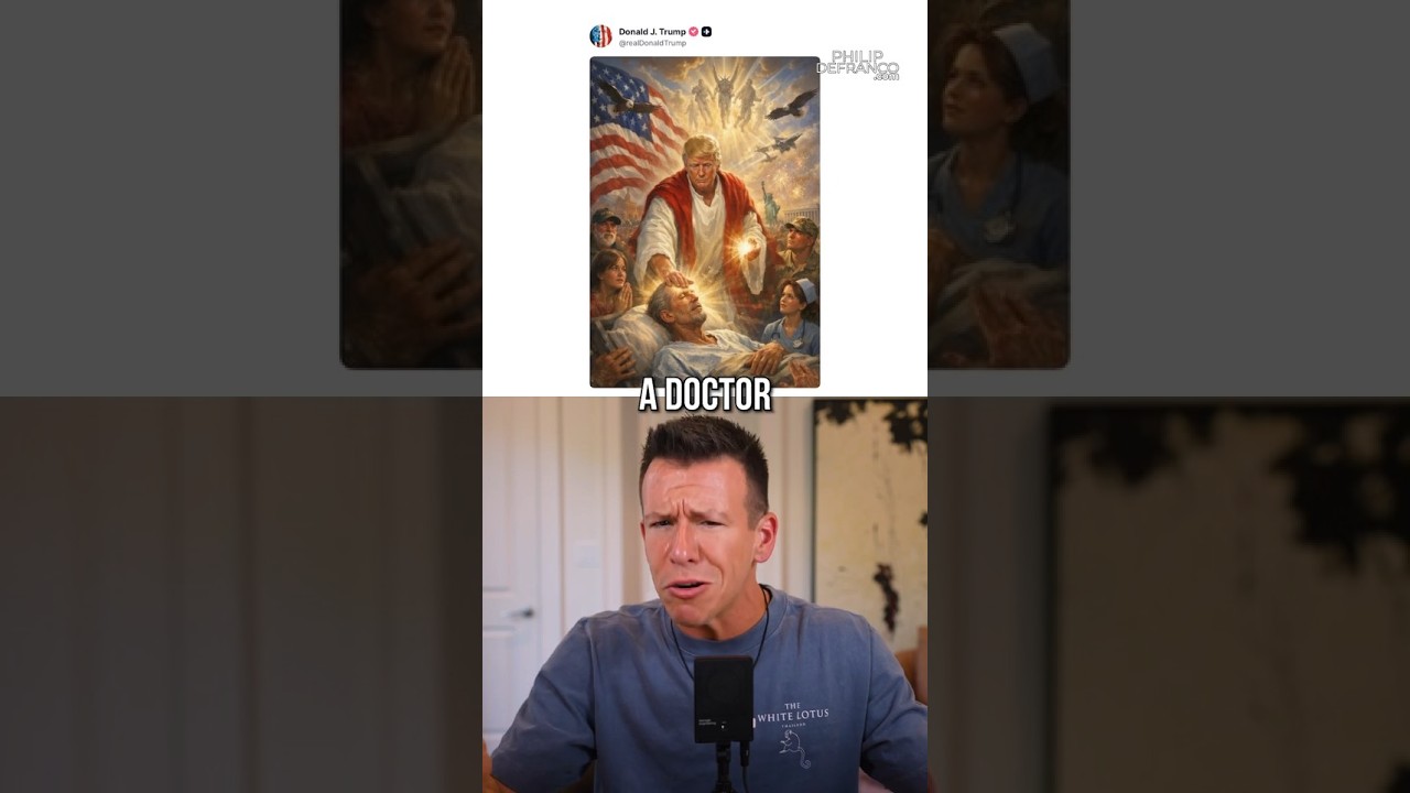 Trump Posted Himself as Jesus and Said He Thought It Was a Doctor 🤣