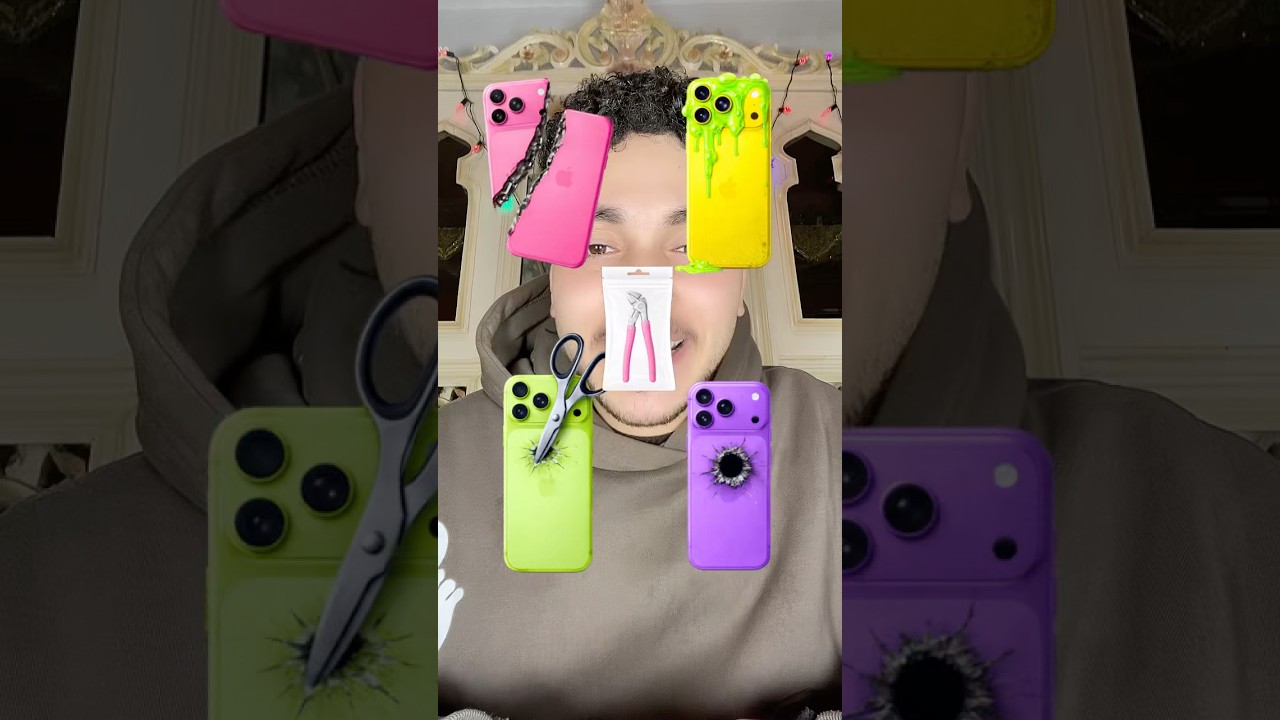 شيل المقص من الآيفون والا هتخسر✂️😂😂😂