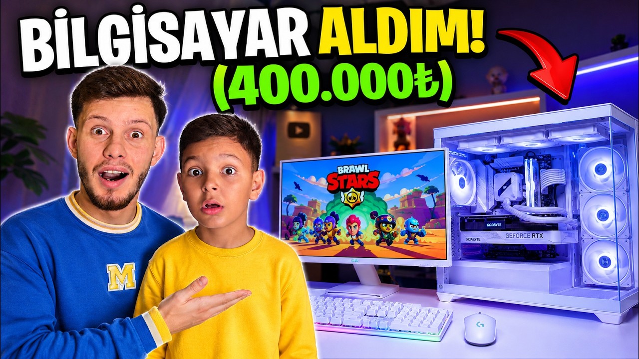 KARDEŞİME 400.000₺’LİK BİLGİSAYAR ALDIM! (ŞOK OLDU!)