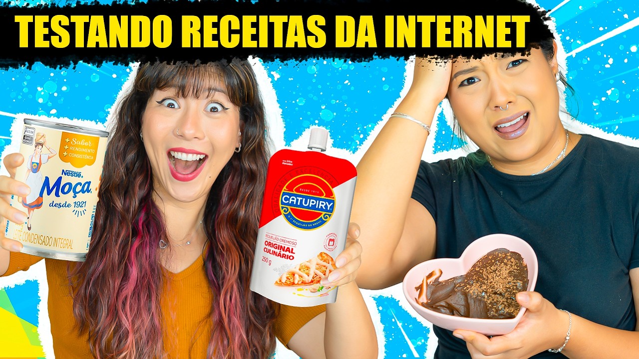TESTANDO RECEITAS DE COMIDA DA INTERNET | Blog das irmãs