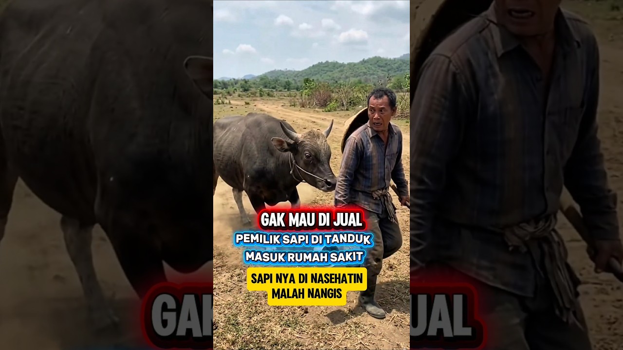 SAPI NANGIS GAK MAU DI JUAL NANDUK PEMILIK, DI NASEHATIN NANGIS😭 #viral