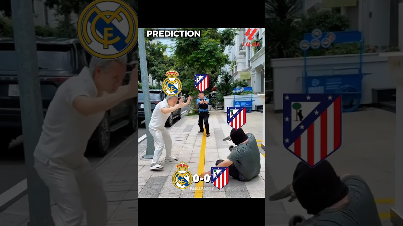 Real Madrid vs Atletico Madrid - The Ultimate Derby Prediction 🤯 #laliga