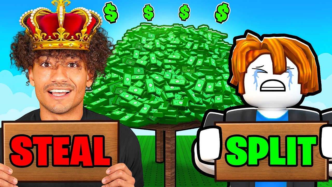 I Became The #1 RICHEST Player In Split Or Steal..